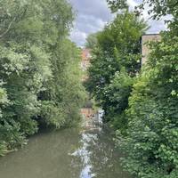 Look left for views to the Frome Bridge, a rare example of a bridge with muti-storied shops built on it - one of only 3 in the country.