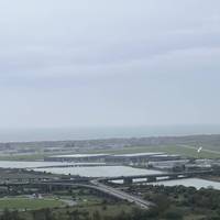 The views open up immediately towards Shoreham-by-Sea.