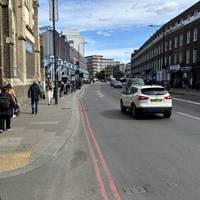 From the Camden Town station, cross the Kentish Town Road and walk ahead past the Sainsbury’s along Camden Road.