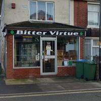 Turn left down Cambridge Road and pop in to Bitter Virtue?! They have an interesting window display.