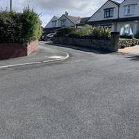 Follow the road round the corner then back onto Claremount Road