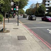 Cross Royal College Street and keep on along the Camden Road to the second set of pedestrian lights.