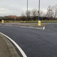 Cross over the roundabout to the opposite side of the road and head in the direction of Darfield (first exit on left)