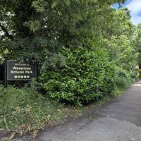 Take the path to the right and follow it around to begin your walk in the historic gardens.