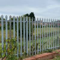 Walk past the flood prevention lagoon.