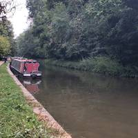 This is a lovely stretch of canal. It’s a shared path so look out for cyclists, as well as dragonflies and kingfishers.