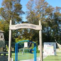 Head to the Houndwell Park’s play area gate in front of you & listen to the Captain’s instructions. Press ‘Play’ or read the transcript.
