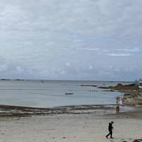 Starting at the Havre des pas bathing pool. Walk along the promenade heading west. Free bathing here with a nice cafe.