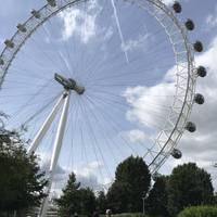 Start the walk at the London Eye. It is the most popular paid tourist attraction in the United Kingdom with over 3 million annual visitors.