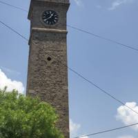 Start near the clock tower.