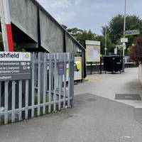 The walk starts here at Freshfield Train Station. Walk past the ticket office and onto the platform.