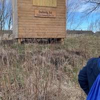 And our very own Community Bird Hide - the Coalburdy Hut!