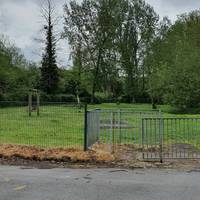 However you arrive, go through the car park gate towards the playground.