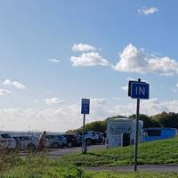 Start at the large car park along Portsdown Hill Road where there are burger and ice-cream vans.