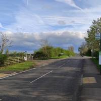 Straight after you go past the Golf and Country Club bus stop cross Main Road. Walk up to the metal gate and Public Bridleway sign.