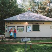 Start at the Flotterstone Information Point. There are toilets and a cafe located here