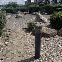 Along the river is a type of play area you can walk through.