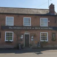 You will pass the Snakecatcher pub, named after a famous local character.