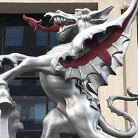 Start at the southern end of London Bridge with the first of the dragons that guard the major City entry points.  Head over the bridge.