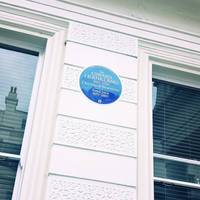 Check out the beautiful white stucco Victorian townhouses here and keep your eyes peeled for blue plaques.