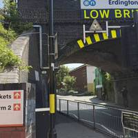 Head under the bridge on Station Rd and walk towards the pedestrian crossing.