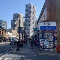 Carefully cross over London Road and continue along High Road.