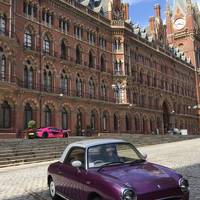 Pass by the iconic St Pancras hotel building. The gothic building was designed by famed Victorian architect George Gilbert Scott.
