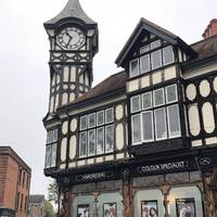 There are lots of antique shops, classic boozers, cafes and restaurants along here. Look out for the notable clock tower built in 1903.