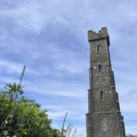 The monument also lies on the site of an old Iron Age hillfort known as the Tor of Craigoch. The old hillfort is about 2,500 years old.