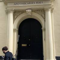 Past Apothecaries' Hall, the oldest livery company in the City.  Hope the doors are open on your walk for a peek into the courtyard.