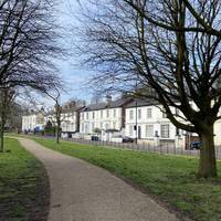 The walk begins in the north corner, by the junction of Alston St and Ladywood Rd. Start at the park gate and head right on the paved path.