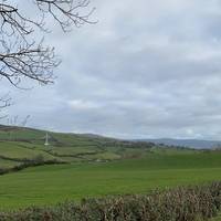 and to the south you can see over towards the Sperrin Mountains.