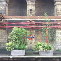 Get off at the Barbican. The station hints at the greenery you'll find close to the station.
