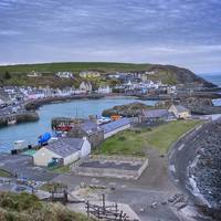 Park on the north side of the village - head up the steps and enjoy the view on the way up…