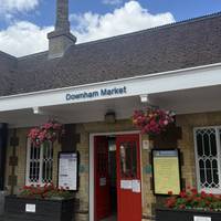 Start this walk at Downham Market station, with Great Northern Trains to London Kings Cross and Kings Lynn.