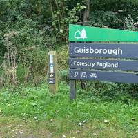 Keep following signs for the wellbeing trail and watch out for passing cyclists.