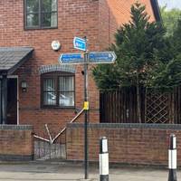 Cross over Station Road and turn left - you will see signs for the Rea Valley route throughout the walk