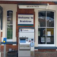 Your walk starts here at Braintree Station.