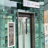 Start the walk at Imperial Wharf station. Take the lift down to street level.
