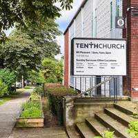 Begin the walk at Tenth Church. The next steps offer instructions before getting started.