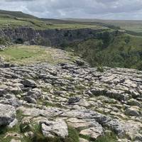 Cross the cove to the opposite side and you’ll pick up the Pennine way. These are steps all the way down to the bottom