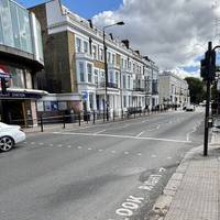 Cross the road from the Warwick Road exit from Earl’s Court station. Turn left along the road.