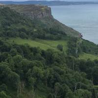 What a view! Fairhead with Rathlin island in the background. 