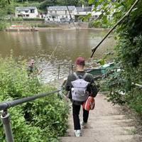 If starting in Symonds Yat West, you'll need to get across the Wye on the hand-pulled ferry. Call the Saracen's Head to see if it's running.