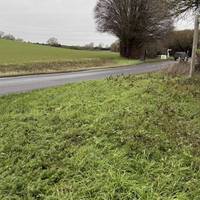 I hope you didn’t get too wet walking along the stream today! You are now approaching the main road from Manuden to Clavering. TAKE CARE..