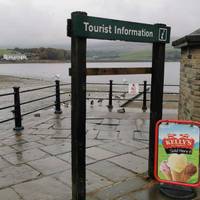 Start from the tourist information sign near the watersports centre, cafe and toilets (including accessible toilets using a Radar key).