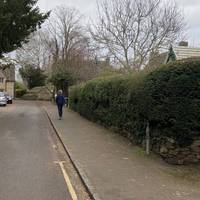 When you're ready, let's begin. Facing the gate to the churchyard, turn right to head up Church Street.