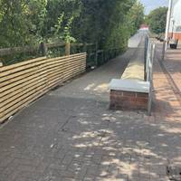 Use the footpath at the side of Tesco Litherland (cafe end) to get to the Leeds and Liverpool Canal.