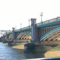 Southwark bridge is not the most famous but don't be an ignoramus. King George V opened it in 1921, its steel arches are second to none.