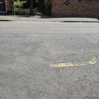 Cross at the dropped kerb and turn right and then immediately left onto Wilton Rd.